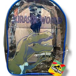 Mochila chica plastico transparente Jurassic