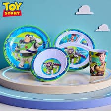 Set vaso y platos Toy Story