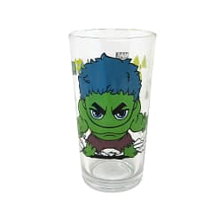 Vaso de vidrio 480ml Hulk