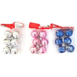 Esferas navideñas 6pz