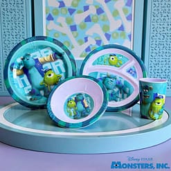 Set vaso y plastos Monsters
