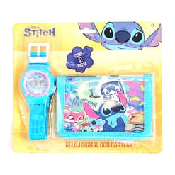 Reloj digital con cartera