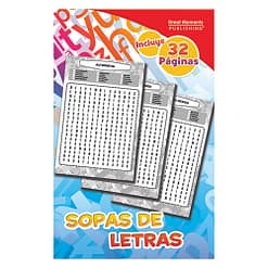 Libro sopa de letras mini 32pag Greath Moments