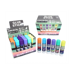 Pegamento en barra 8g 24pz