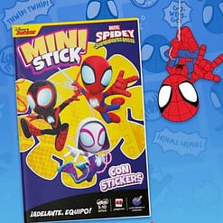 Libro 48pag Mini Stick Spidey con Stickers