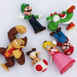 Kit figuras de Mario 6pz