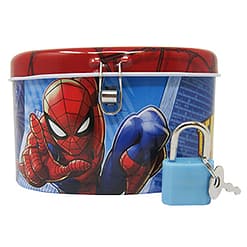 Alcancia metalica Spiderman