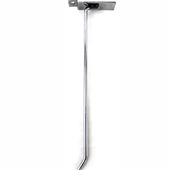 Gancho de metal cromado 25cm 200pz