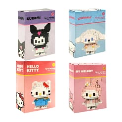 Figuras armable c/u Kuromi/My Melody/Kitty/Cinnamoroll