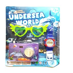 Camara con lentes y reloj
