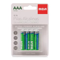 Pilas alcalinas AAA RCA