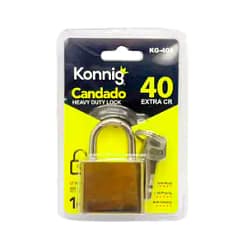 Candado de acero reforzado 40mm Konnig