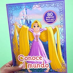 Libro colorear 80pag Rapunzel