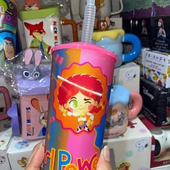 Vaso con popote Jessie