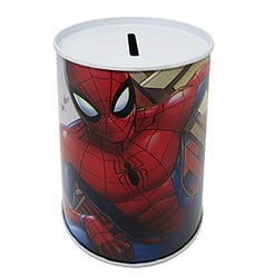 Alcancia metalica Spiderman