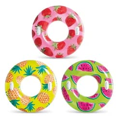 Salvavidas tropical con agarradera Intex