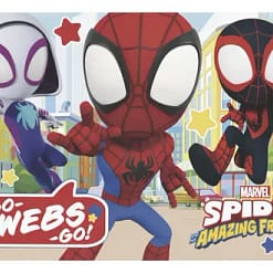 Mantel de plastico individual Spidey
