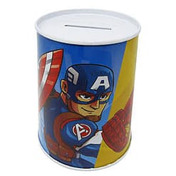 Alcancia metalica Capitan America