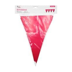 Banderas reino triangular fiusha 10pz 3m