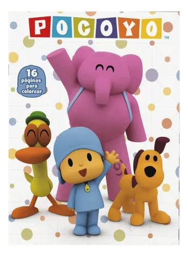 Libro colorear 16pag Pocoyo