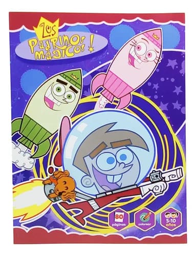 Libro colorear 16pag Los Padrinos Magicos