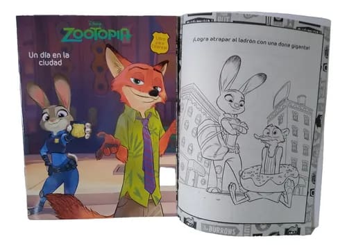 Libro colorear 16pag Zootopia