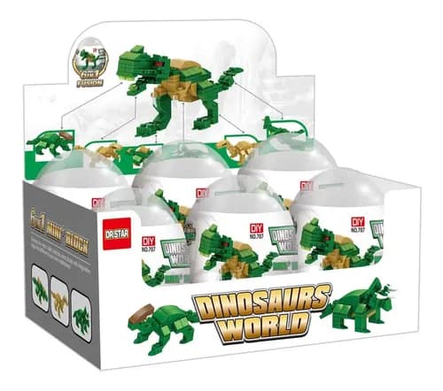 Dinosaurio armable en huevo c/u
