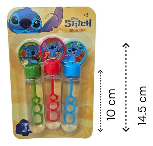 Burbujeros 3pz Stitch