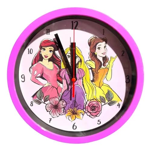 Reloj de pared Princesas
