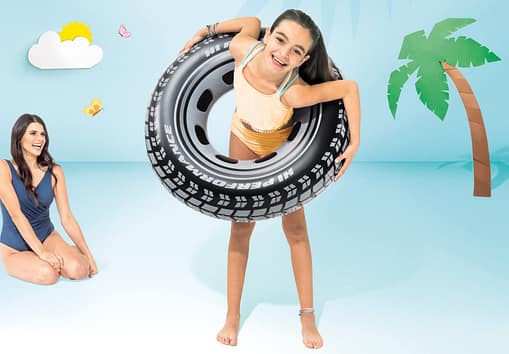 Salvavidas llanta 36" Intex