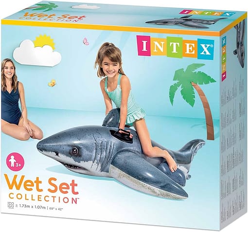 Montable inflable tiburon Intex