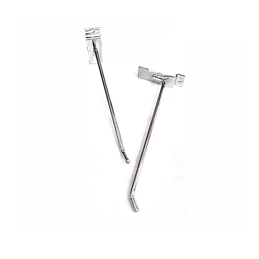Gancho de metal cromado 20cm 200pz