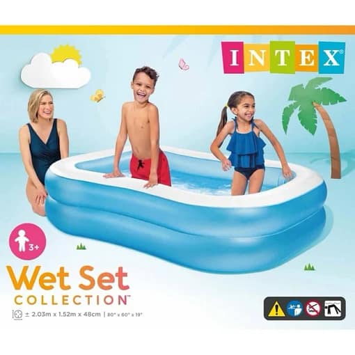 Alberca inflable rectangular Intex