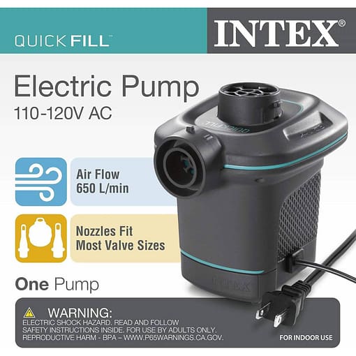 Bomba de aire electrica Intex