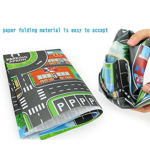 Pista tapete con carros
