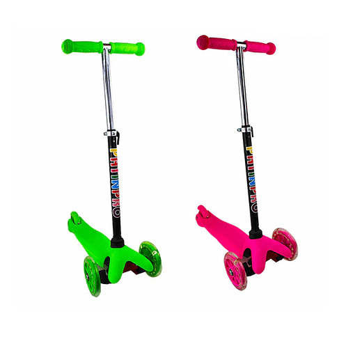 Patin infantil 3 ruedas con luz