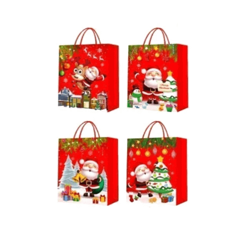Bolsa de regalo navideña