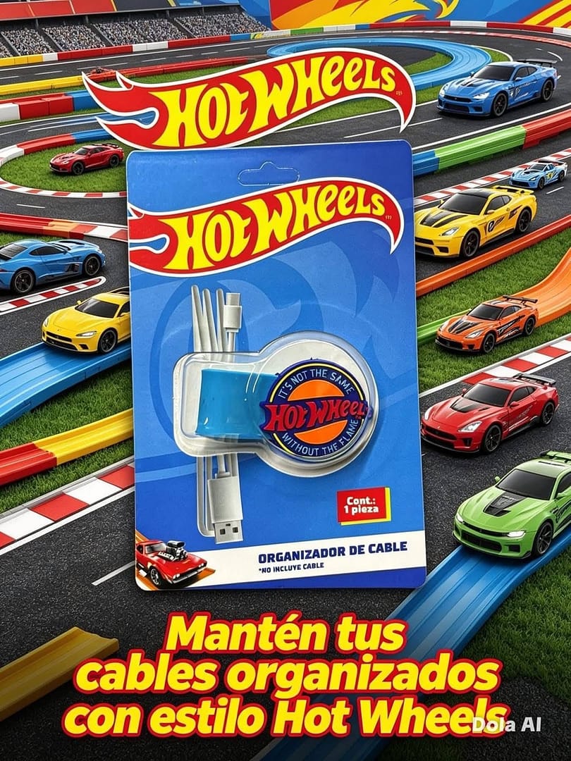 Organizador de cable Hot Wheels