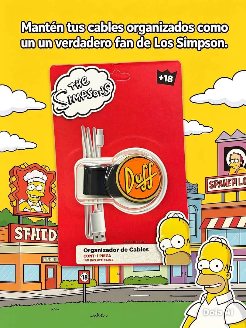 Organizador de cables Simpsons
