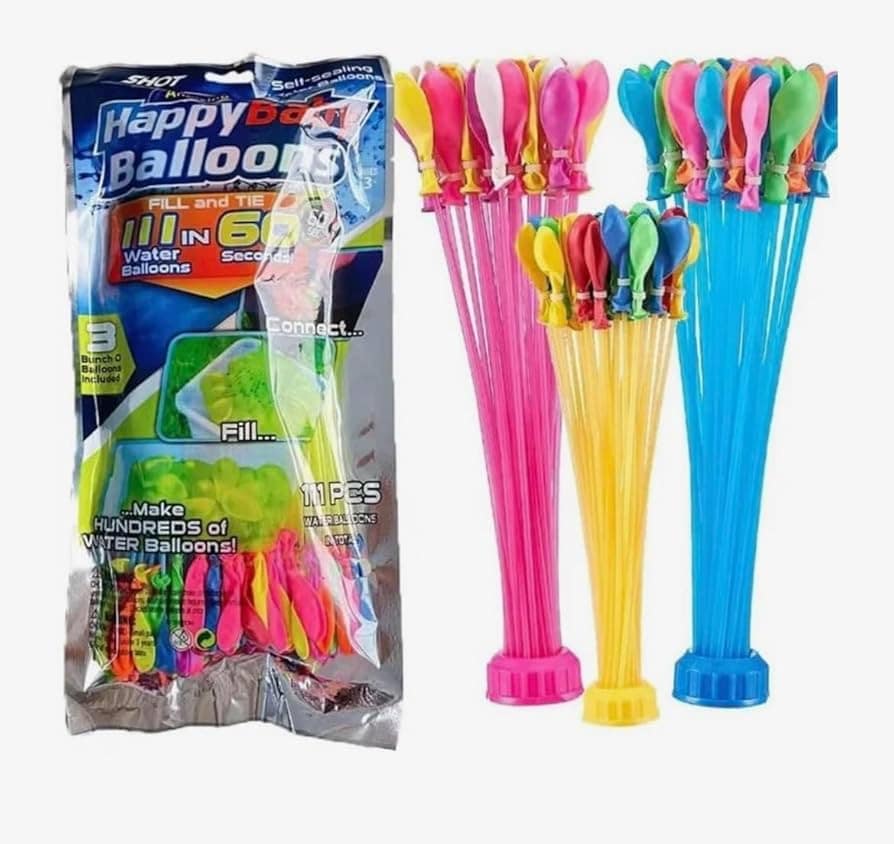 Globos de agua autosellables