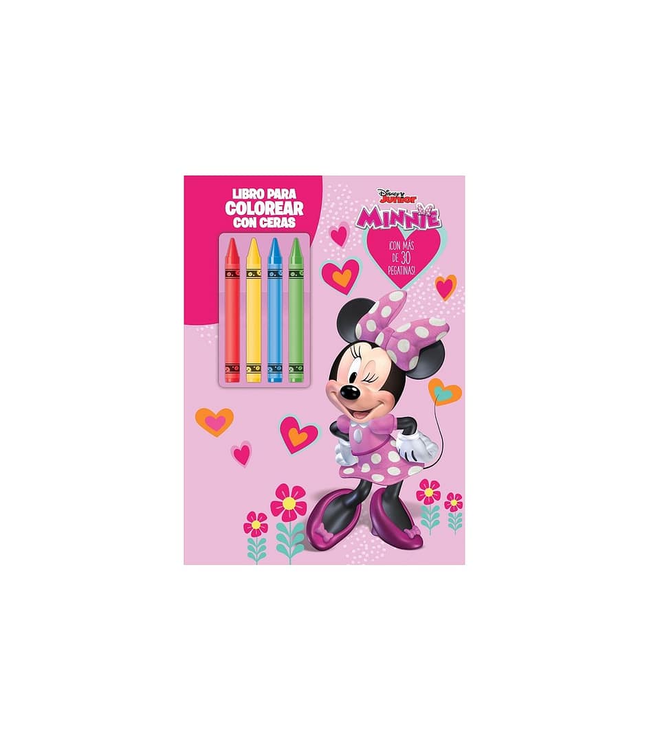 Libro de colorear con crayones 32pag Minnie