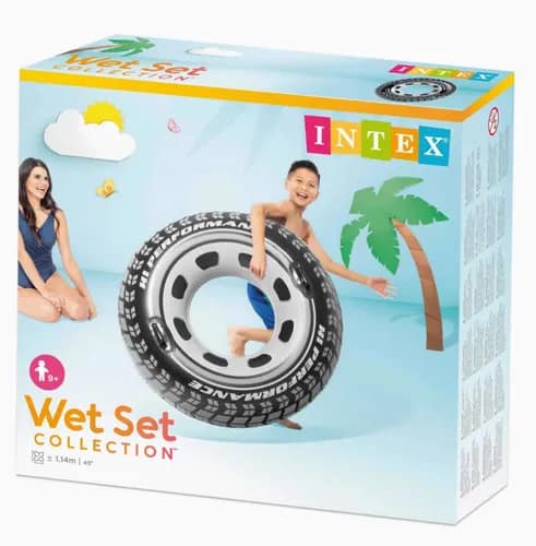Salvavidas llanta con agarradera 45″ Intex