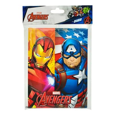 Diario con candado Avengers