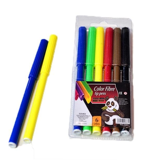 Plumones de 6 Color Fibre