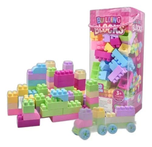 Building blocks rosa 80pz