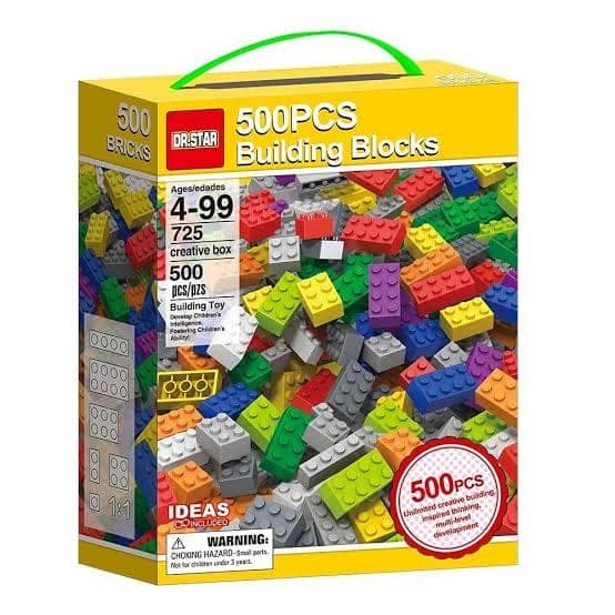 Bloques tipo legos 500pz