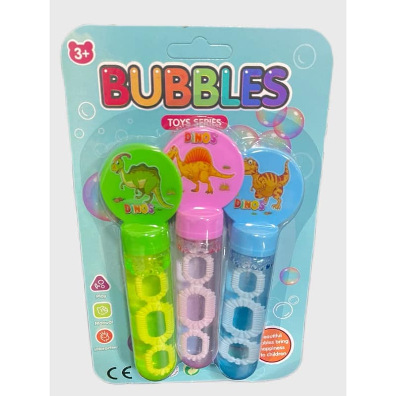Burbujas dino 3pz